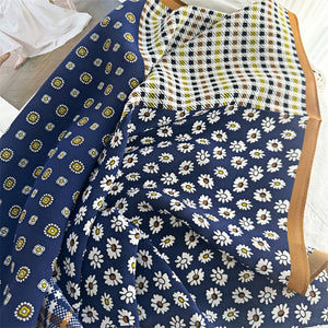 MaraSilk Pure Mulberry Silk Scarf - Square Double Crepe MS273