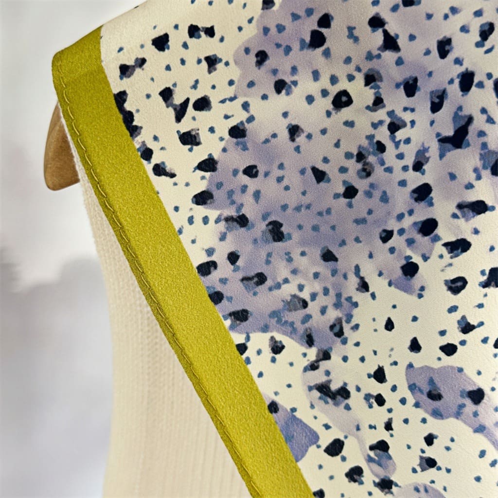 MaraSilk Pure Mulberry Silk Scarf - Square Double Crepe MS274