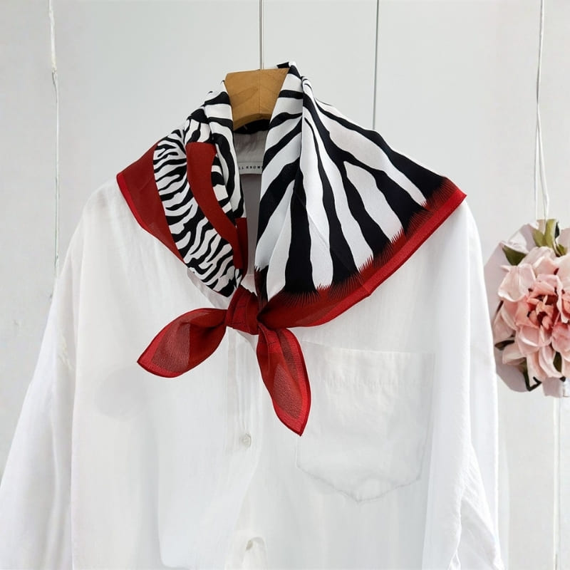 MaraSilk Pure Mulberry Silk Scarf - Square Double Crepe MS891