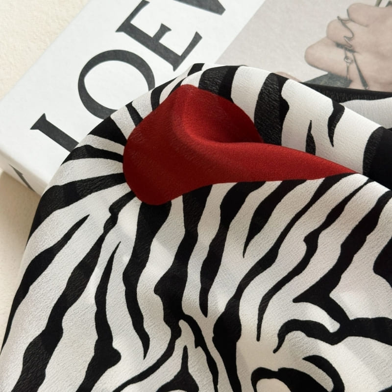 MaraSilk Pure Mulberry Silk Scarf - Square Double Crepe MS891