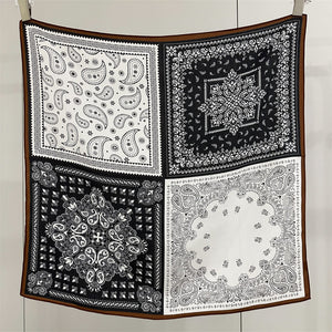 MaraSilk Pure Mulberry Silk Scarf - Square Double Crepe MS941