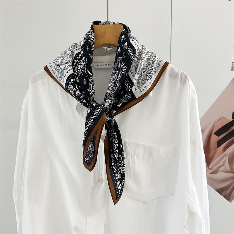 MaraSilk Pure Mulberry Silk Scarf - Square Double Crepe MS941 25" x 25" MS94101