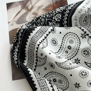 MaraSilk Pure Mulberry Silk Scarf - Square Double Crepe MS941