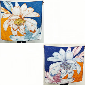 MaraSilk Pure Mulberry Silk Scarf - Square Jacquard MS468