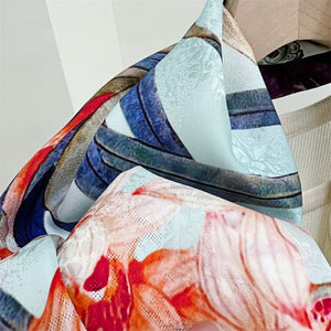 MaraSilk Pure Mulberry Silk Scarf - Square Jacquard MS468