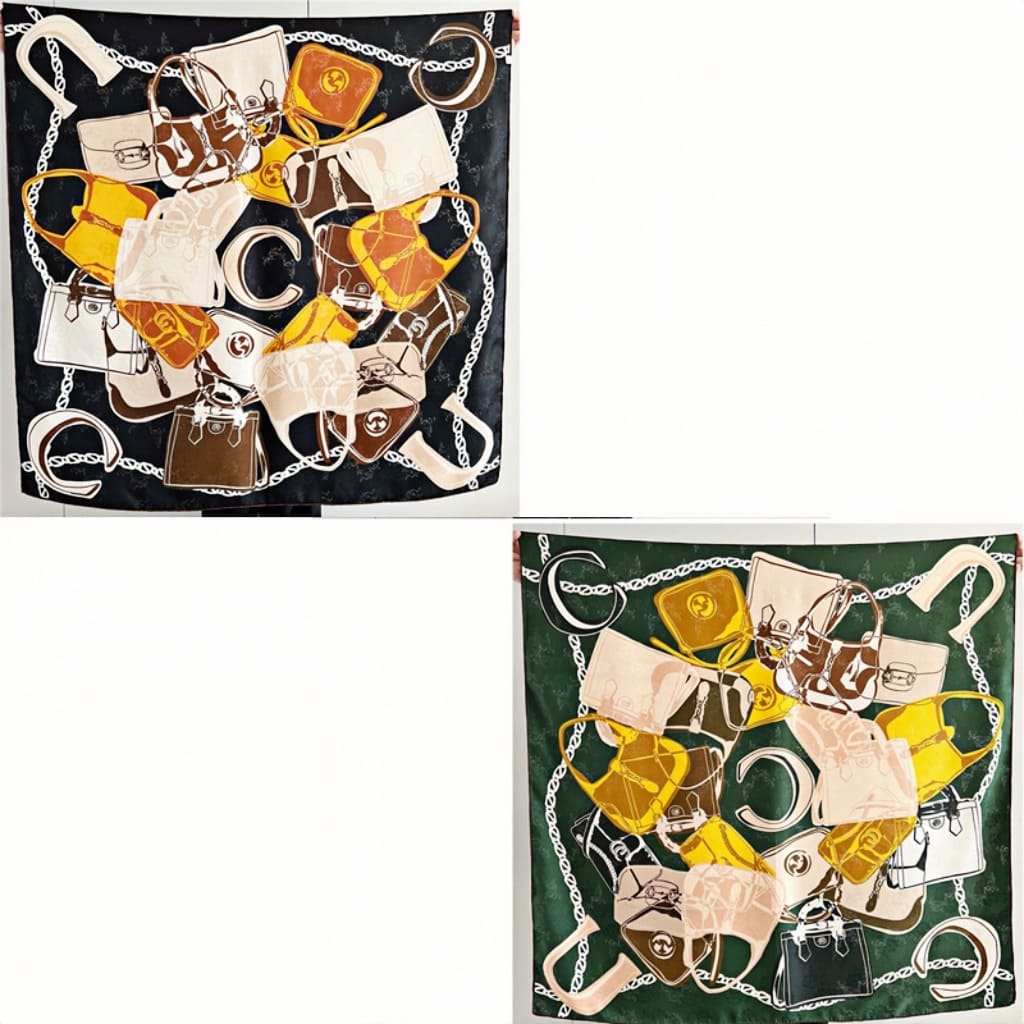 MaraSilk Pure Mulberry Silk Scarf - Square Jacquard MS489 41" x 41" MS48903