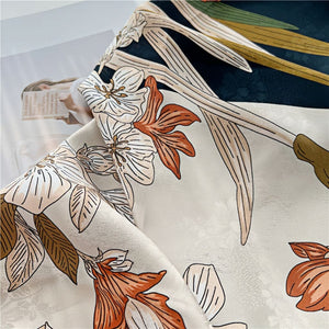 MaraSilk Pure Mulberry Silk Scarf - Square Jacquard MS489