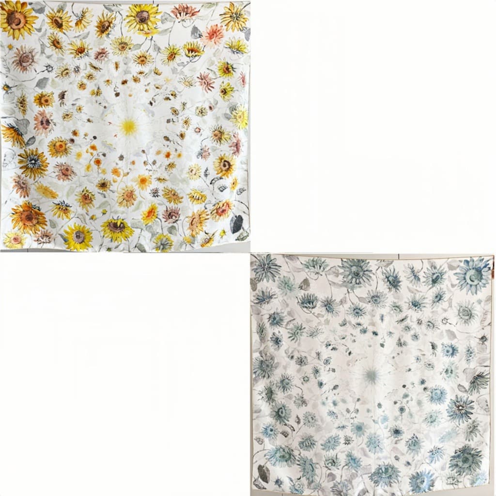 MaraSilk Pure Mulberry Silk Scarf - Square Jacquard MS494