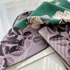 MaraSilk Pure Mulberry Silk Scarf - Square Jacquard MS495