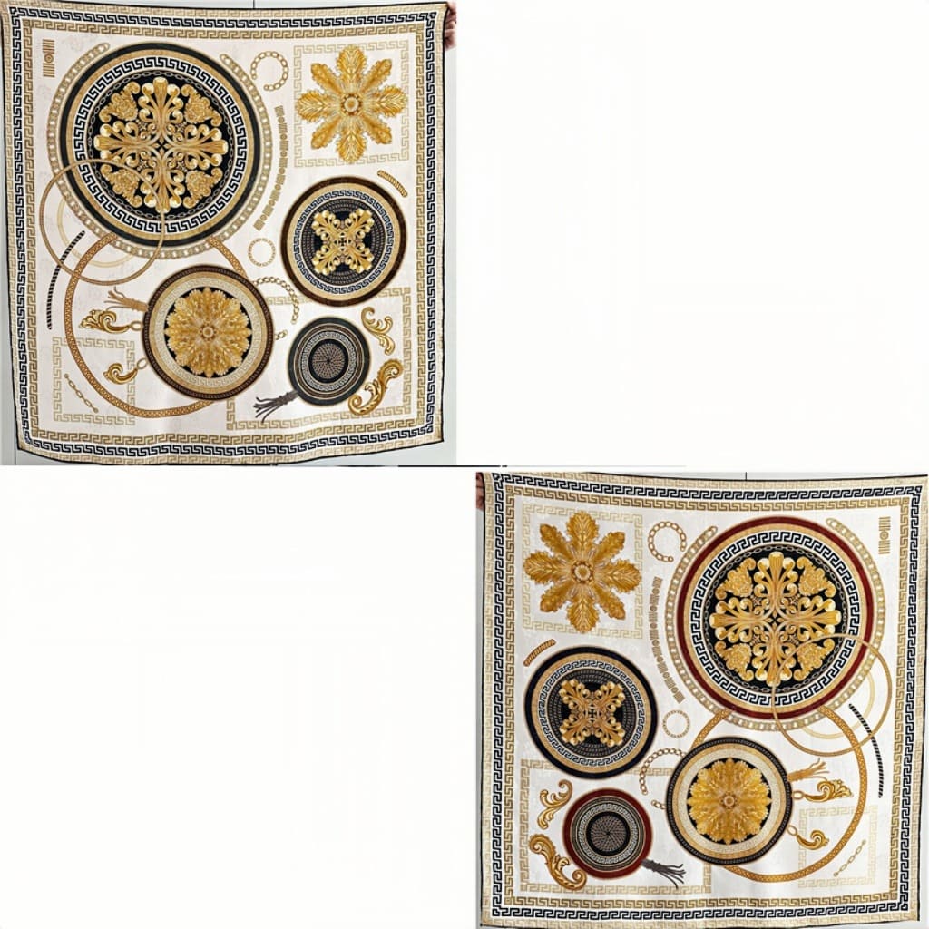 MaraSilk Pure Mulberry Silk Scarf - Square Jacquard MS499 41" x 41" MS49904