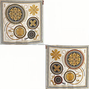 MaraSilk Pure Mulberry Silk Scarf - Square Jacquard MS499 41" x 41" MS49904