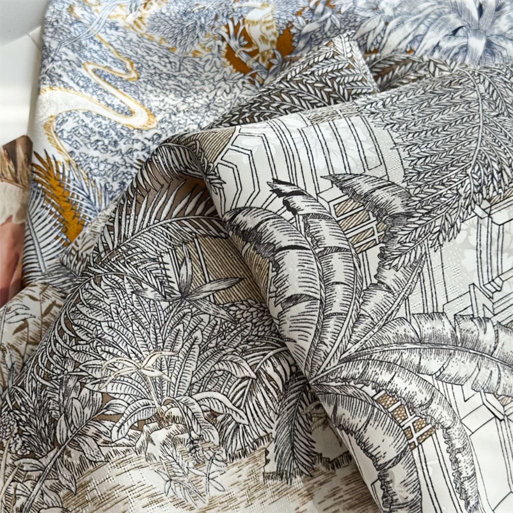 MaraSilk Pure Mulberry Silk Scarf - Square Jacquard MS504