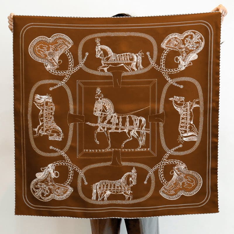 MaraSilk Pure Mulberry Silk Scarf - Square Twill MS1011 34" x 34" MS101101