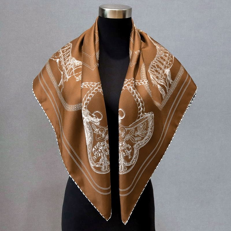 MaraSilk Pure Mulberry Silk Scarf - Square Twill MS1011
