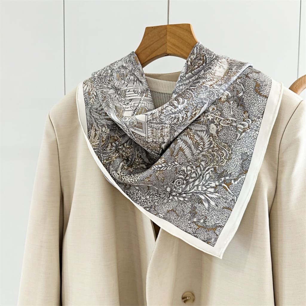 MaraSilk Pure Mulberry Silk Scarf - Square Twill MS230