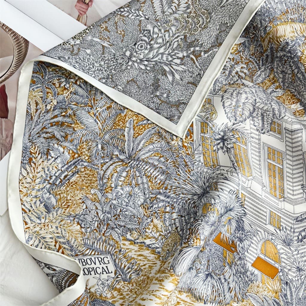 MaraSilk Pure Mulberry Silk Scarf - Square Twill MS230