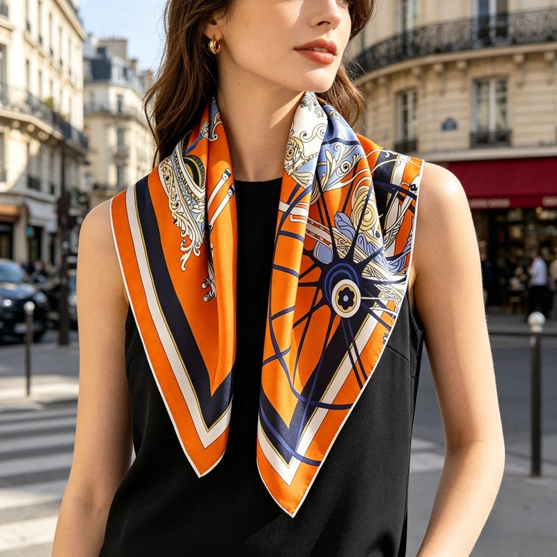 MaraSilk Pure Mulberry Silk Scarf - Square Twill MS231