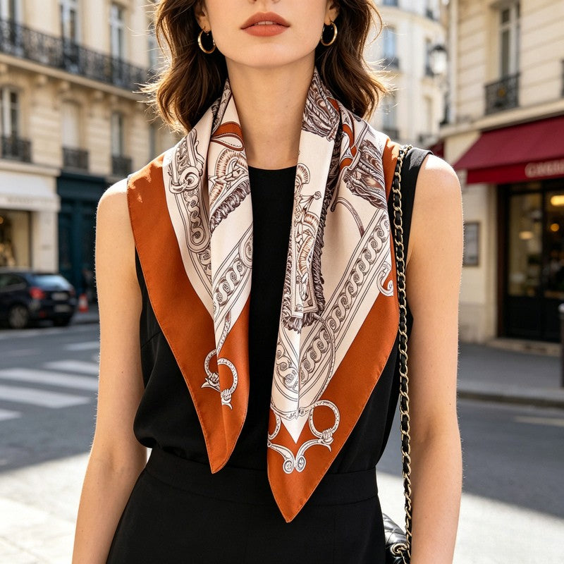 MaraSilk Pure Mulberry Silk Scarf - Square Twill MS231