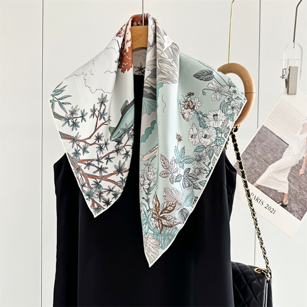 MaraSilk Pure Mulberry Silk Scarf - Square Twill MS231