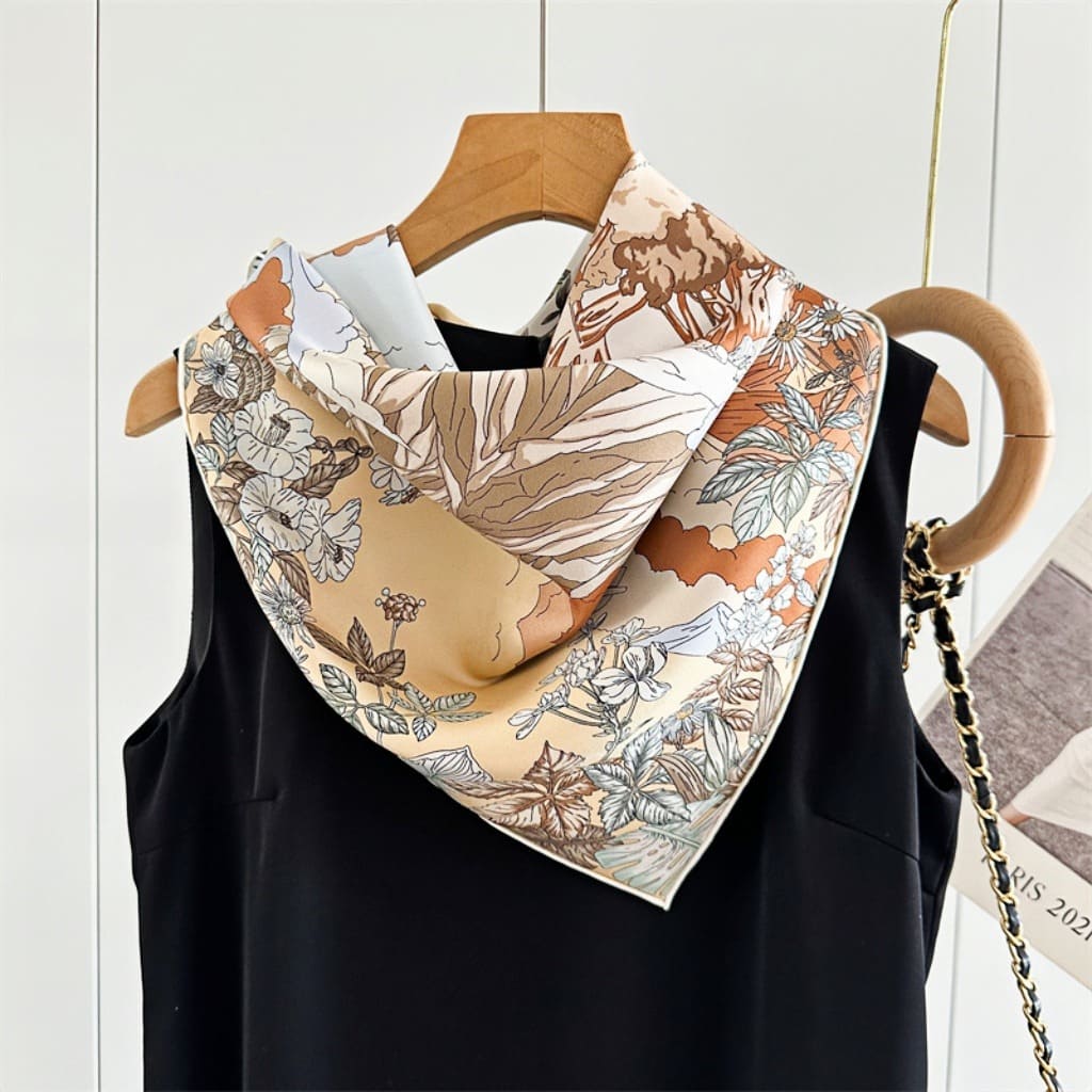 MaraSilk Pure Mulberry Silk Scarf - Square Twill MS231