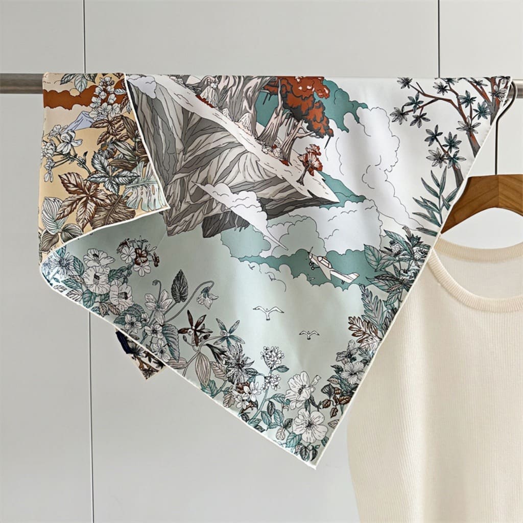 MaraSilk Pure Mulberry Silk Scarf - Square Twill MS231