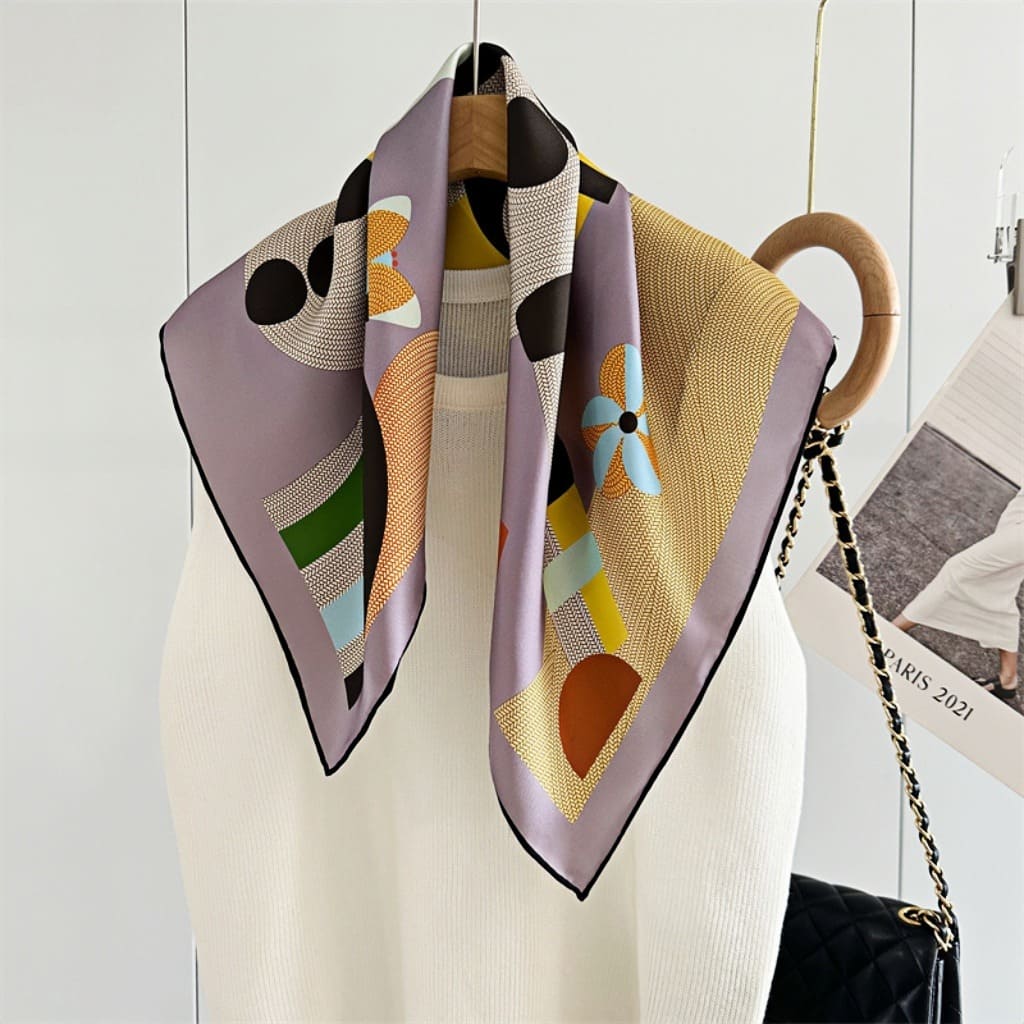 MaraSilk Pure Mulberry Silk Scarf - Square Twill MS231