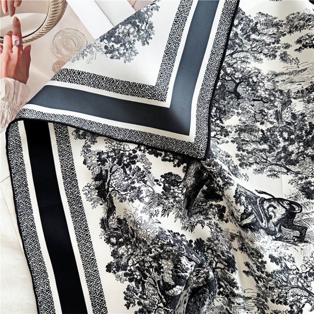 MaraSilk Pure Mulberry Silk Scarf - Square Twill MS231