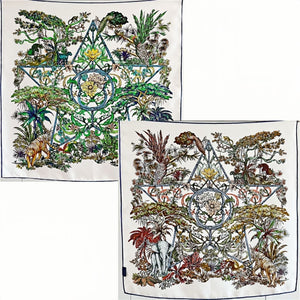 MaraSilk Pure Mulberry Silk Scarf - Square Twill MS231 25" x 25" MS23108