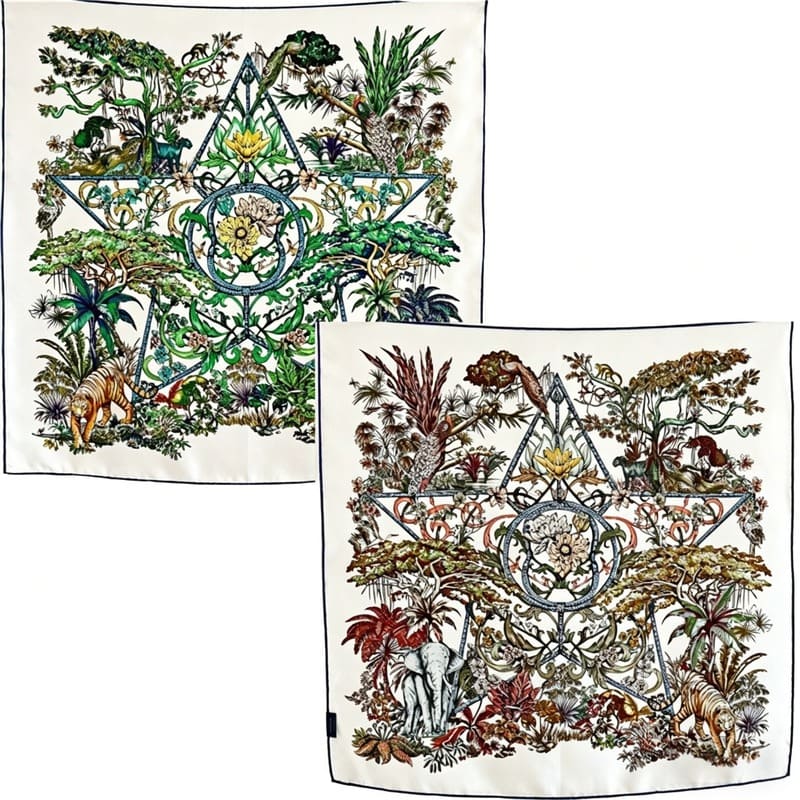MaraSilk Pure Mulberry Silk Scarf - Square Twill MS231 25" x 25" MS23108