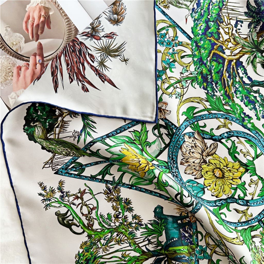 MaraSilk Pure Mulberry Silk Scarf - Square Twill MS231