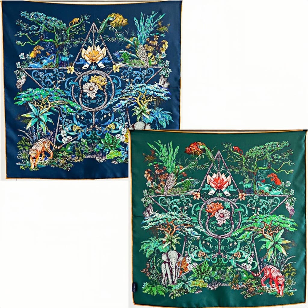 MaraSilk Pure Mulberry Silk Scarf - Square Twill MS231 25" x 25" MS23109