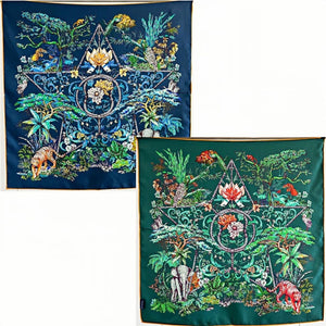 MaraSilk Pure Mulberry Silk Scarf - Square Twill MS231 25" x 25" MS23109