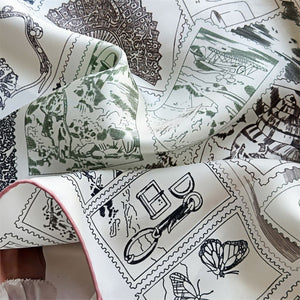 MaraSilk Pure Mulberry Silk Scarf - Square Twill MS277