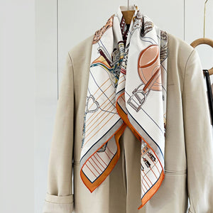 MaraSilk Pure Mulberry Silk Scarf - Square Twill MS277