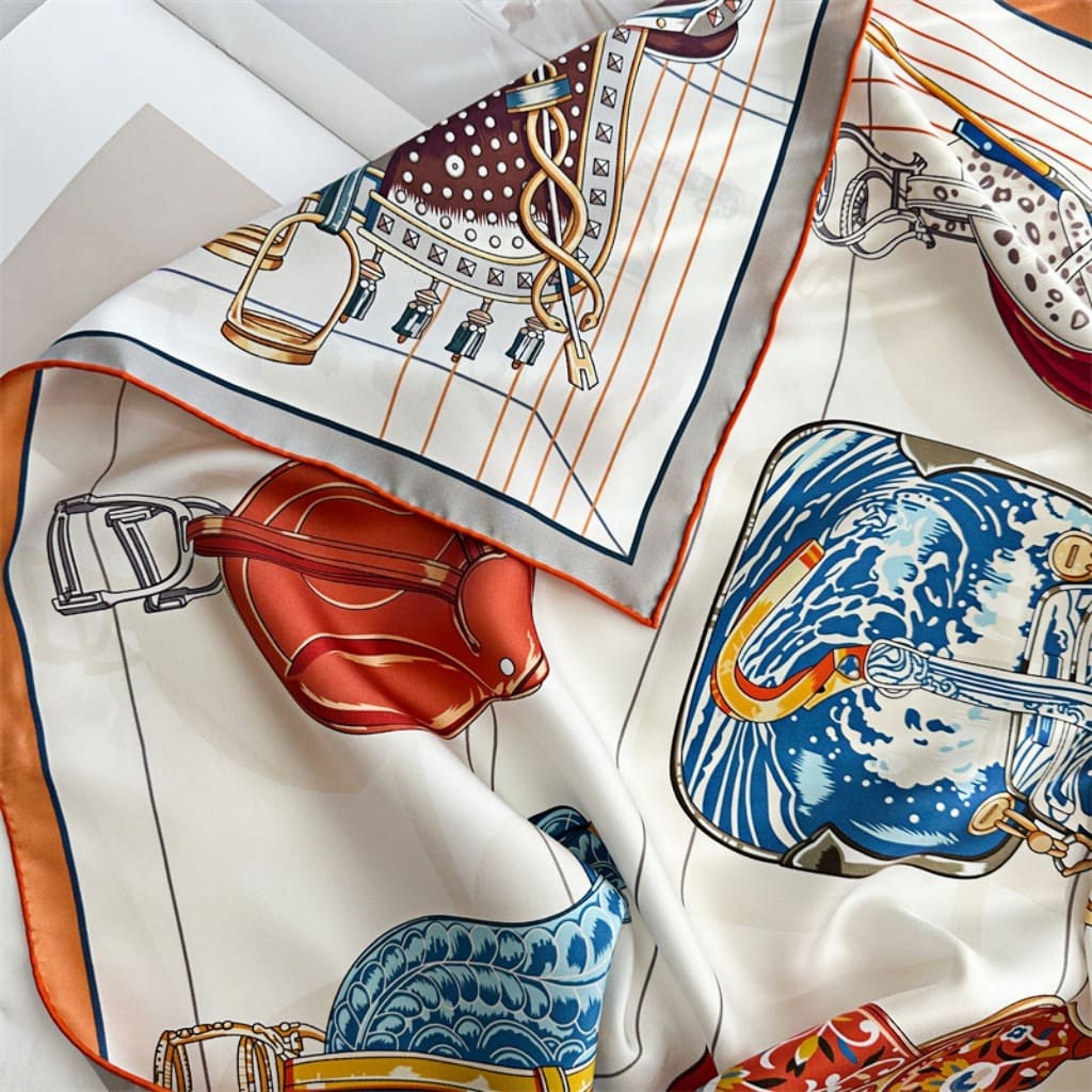 MaraSilk Pure Mulberry Silk Scarf - Square Twill MS277