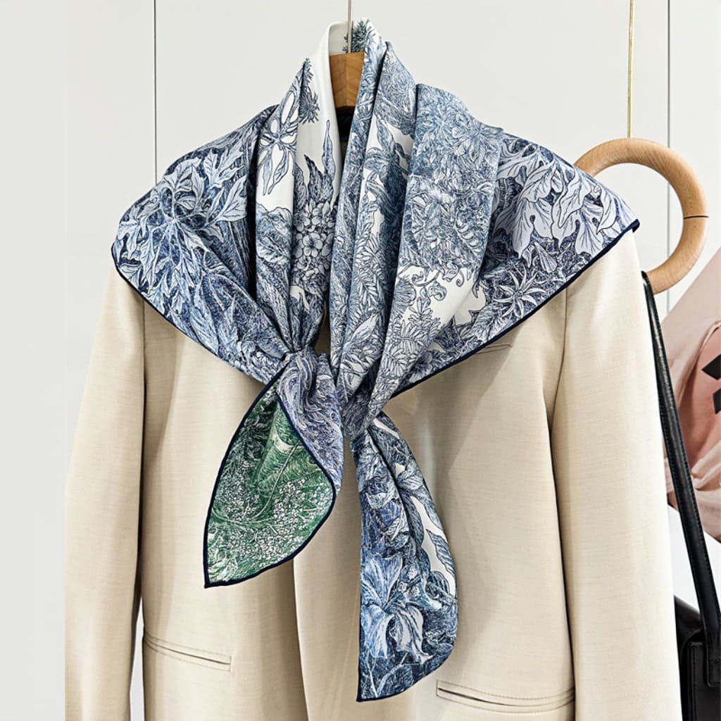 MaraSilk Pure Mulberry Silk Scarf - Square Twill MS277