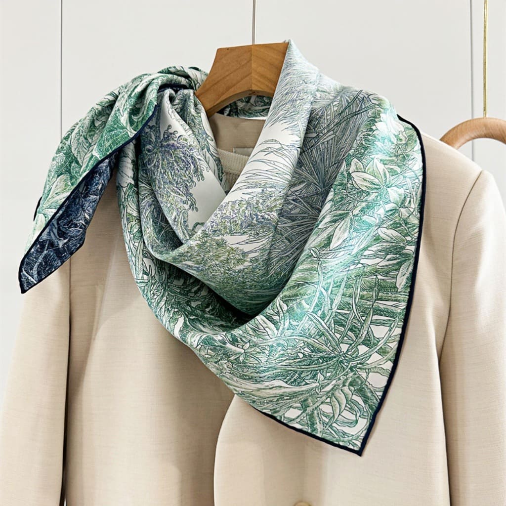 MaraSilk Pure Mulberry Silk Scarf - Square Twill MS277