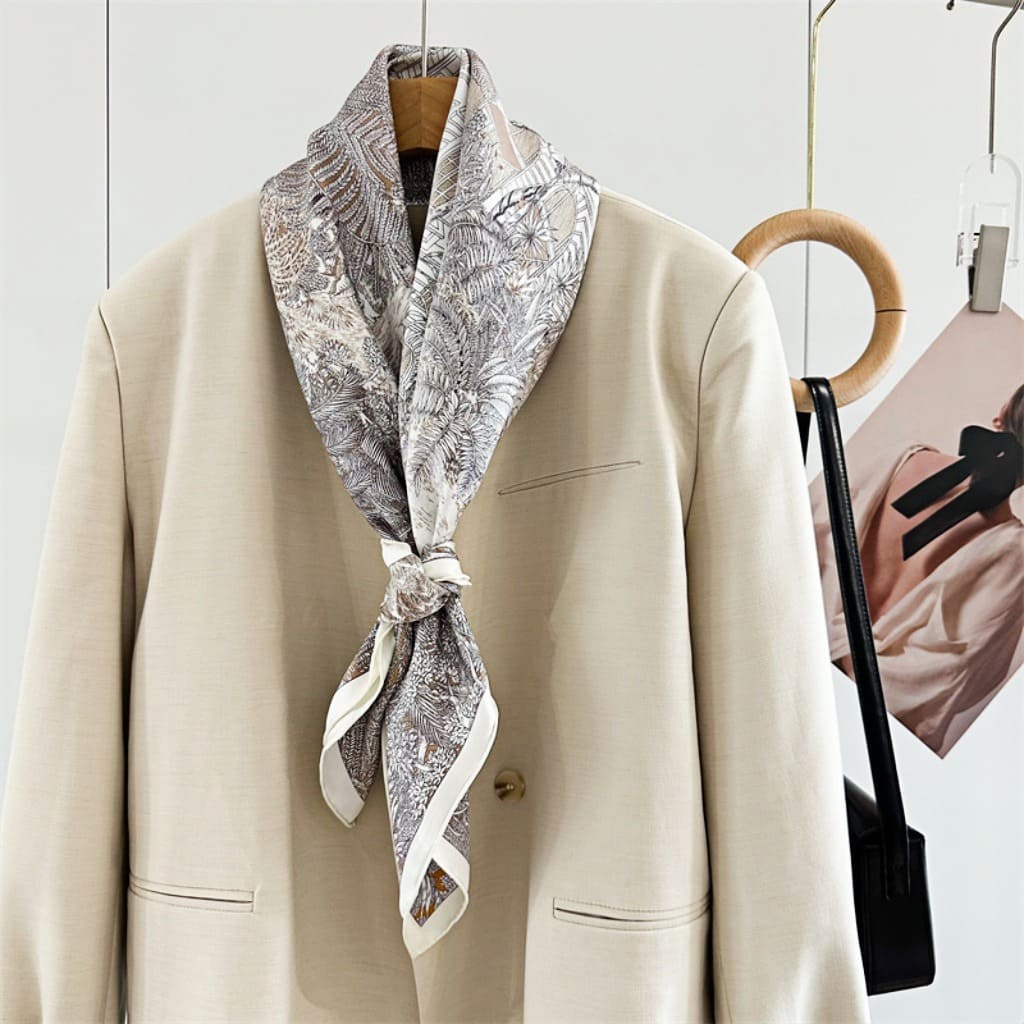 MaraSilk Pure Mulberry Silk Scarf - Square Twill MS277