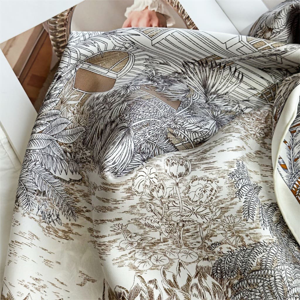 MaraSilk Pure Mulberry Silk Scarf - Square Twill MS277