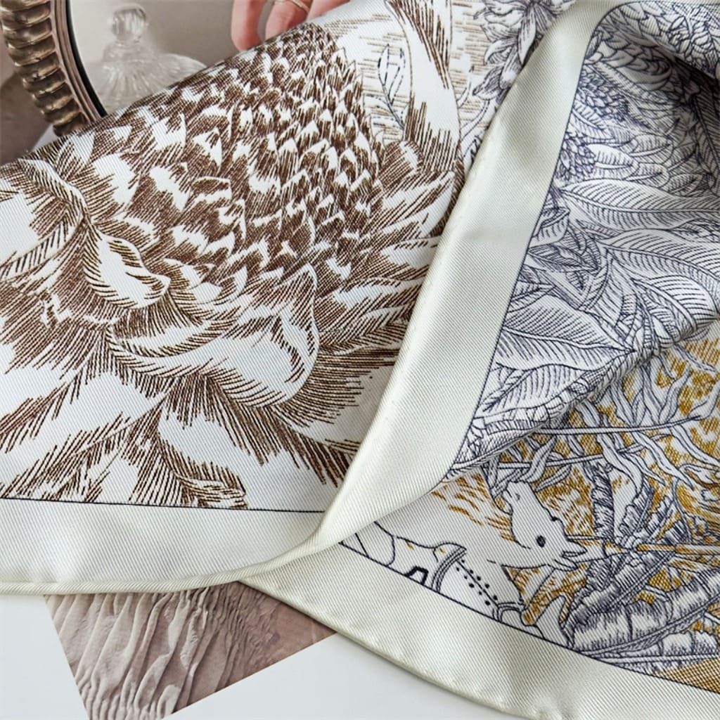 MaraSilk Pure Mulberry Silk Scarf - Square Twill MS277