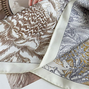 MaraSilk Pure Mulberry Silk Scarf - Square Twill MS277