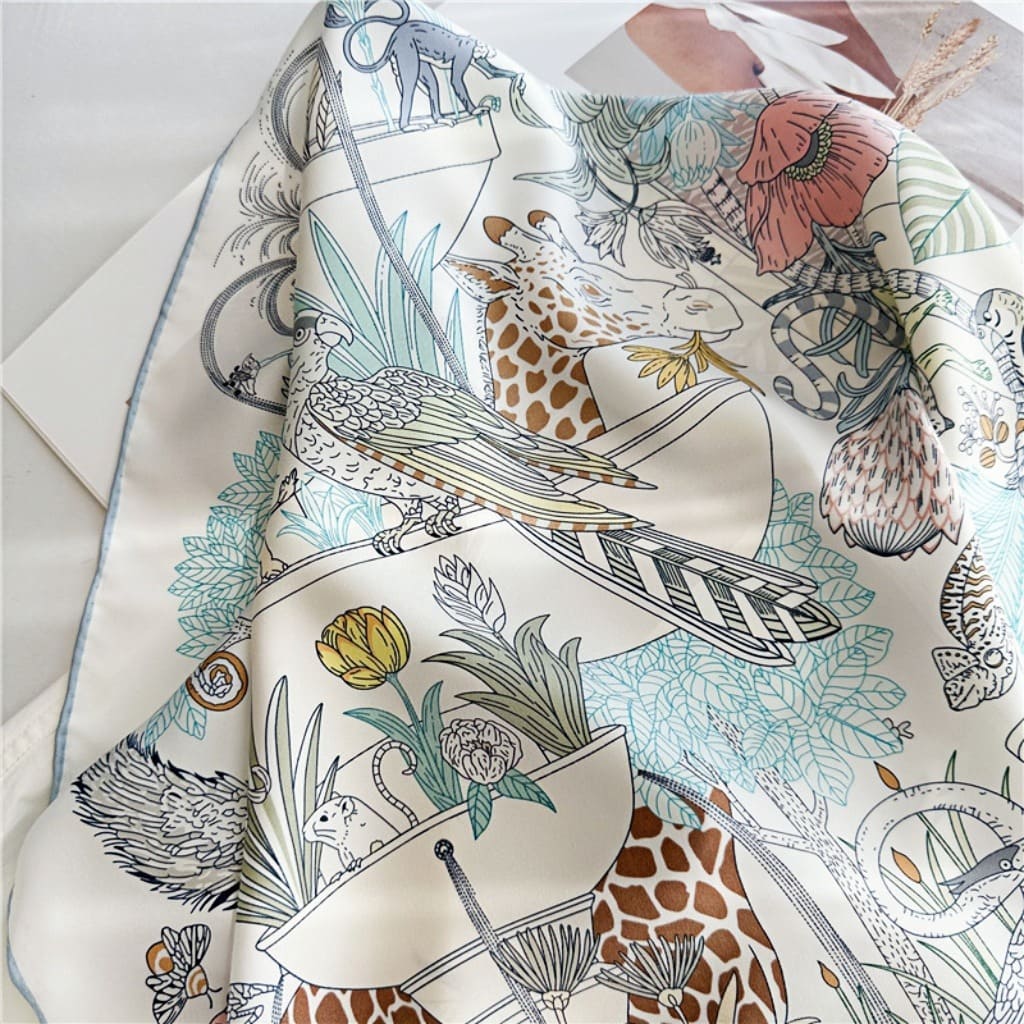 MaraSilk Pure Mulberry Silk Scarf - Square Twill MS278