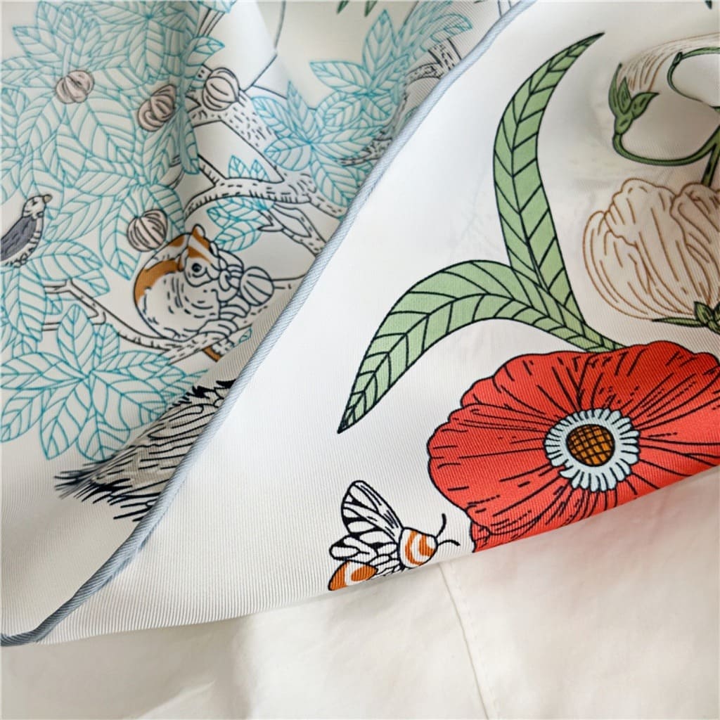 MaraSilk Pure Mulberry Silk Scarf - Square Twill MS278