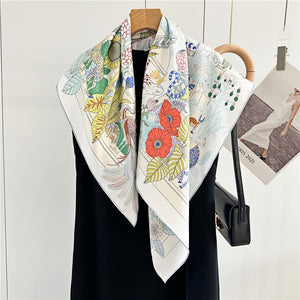 MaraSilk Pure Mulberry Silk Scarf - Square Twill MS278