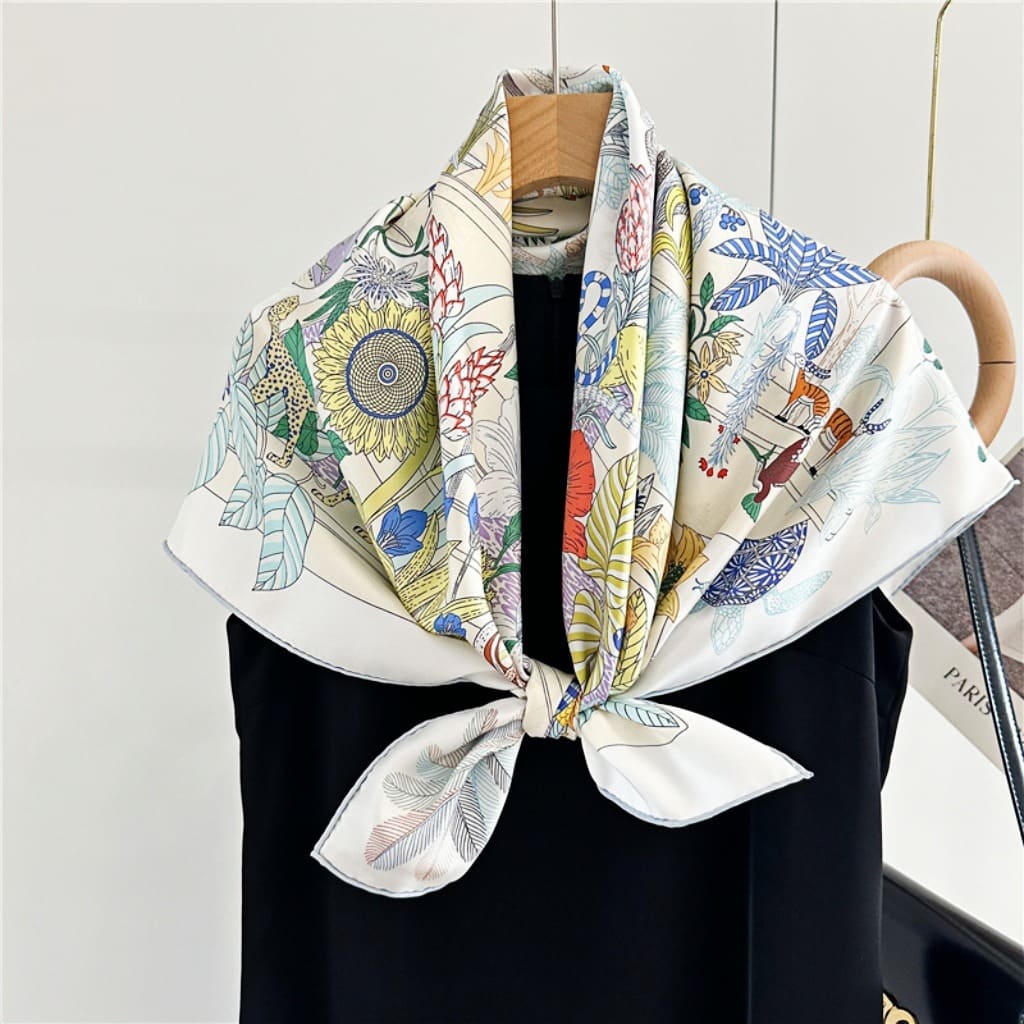 MaraSilk Pure Mulberry Silk Scarf - Square Twill MS278 34" x 34" MS27801