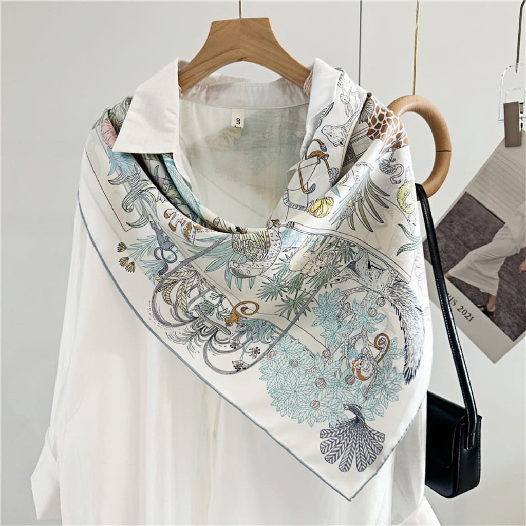 MaraSilk Pure Mulberry Silk Scarf - Square Twill MS278