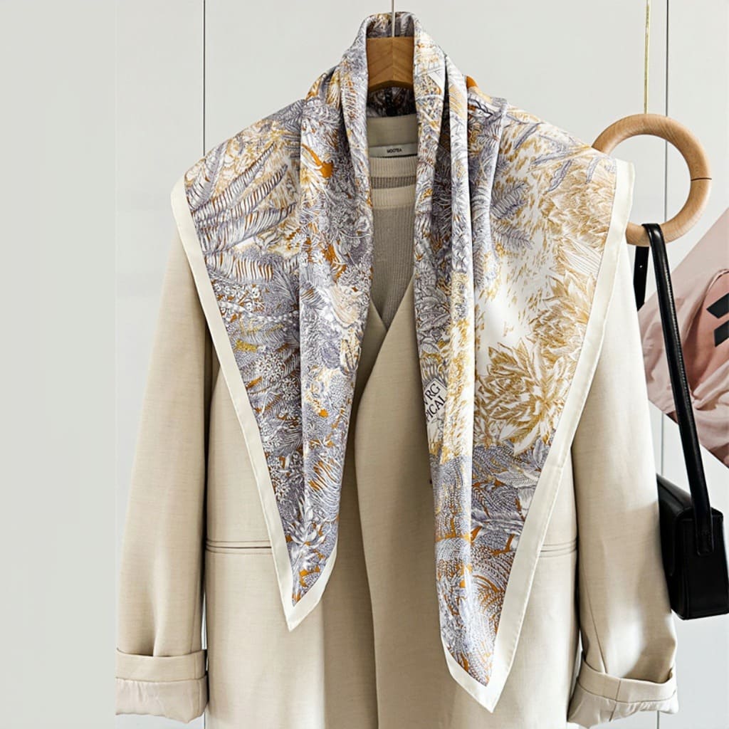 MaraSilk Pure Mulberry Silk Scarf - Square Twill MS279