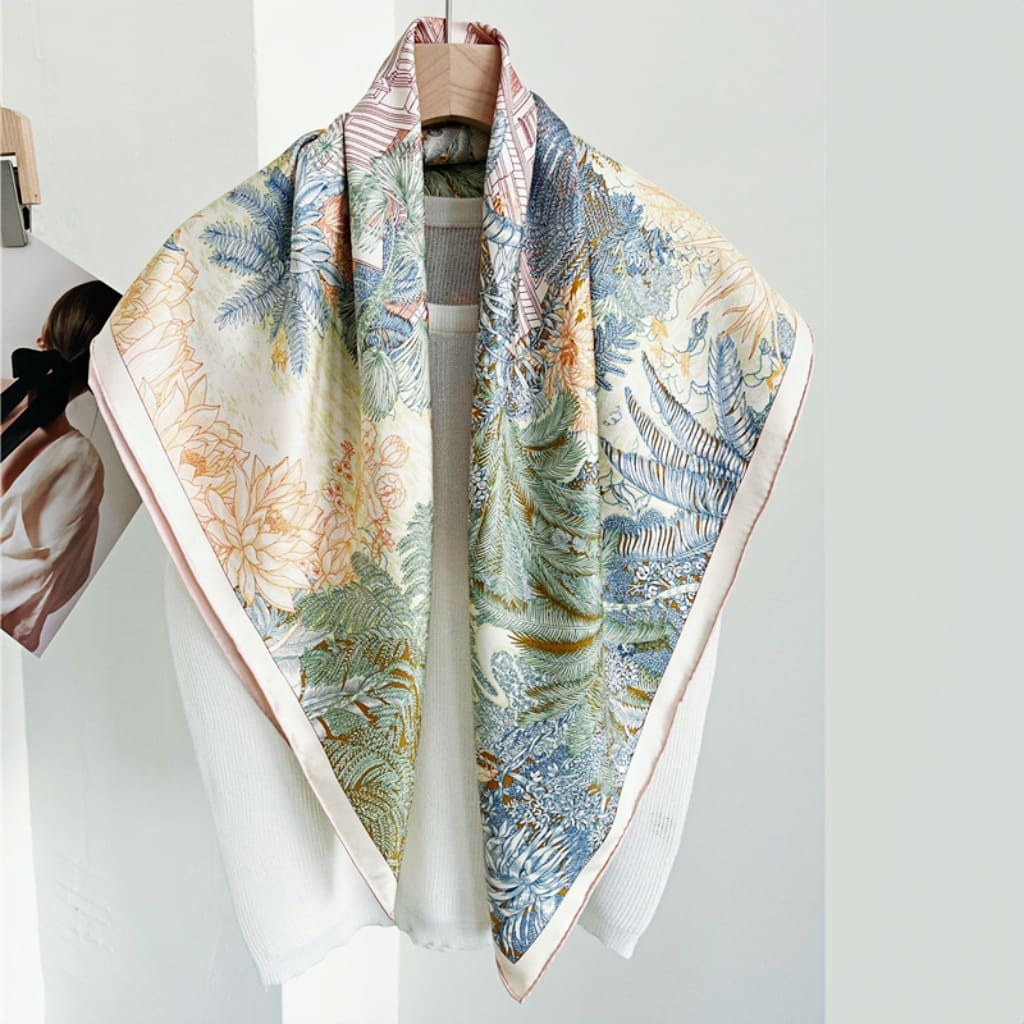 MaraSilk Pure Mulberry Silk Scarf - Square Twill MS279