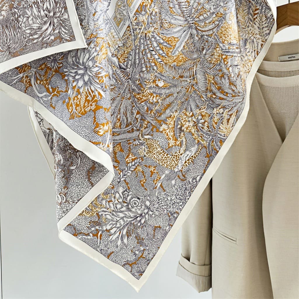 MaraSilk Pure Mulberry Silk Scarf - Square Twill MS279