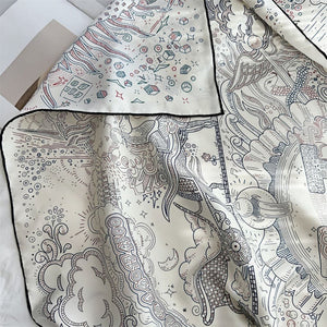 MaraSilk Pure Mulberry Silk Scarf - Square Twill MS280